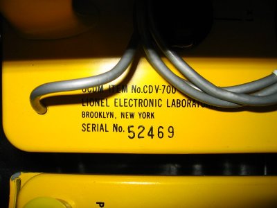 Lionel CD V-700 Civil Defense Geiger Counter