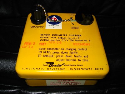 Bendix Dosimeter Charger Model 906 OCDM CD V 750 Model No. 5