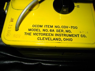 Victoreen  V-700 Civil Defense Geiger Counter