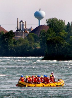 sport nautique en zone  industrielle