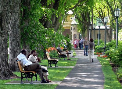 la promenade sur les plaines