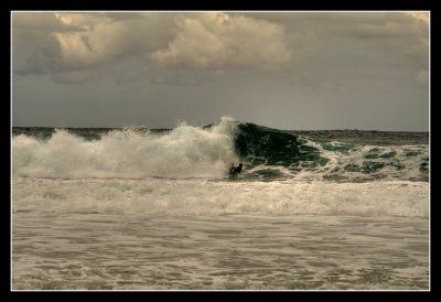 Surfing kid