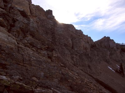 North wall cirque of Kings Castle