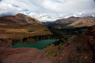 Dead Horse Lake from the pass