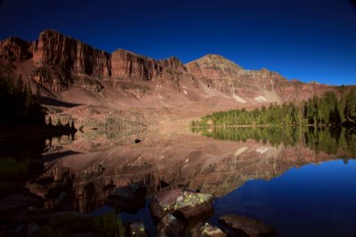 Dead Horse lake sunrise reflections