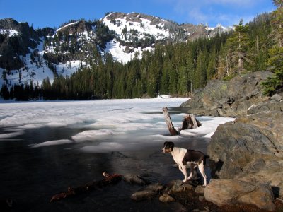 Kelly at Cliff Lake