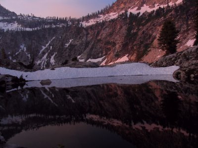 Mirror Lake sunrise reflections