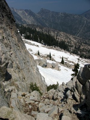 View of north side of Twin Pine Pass