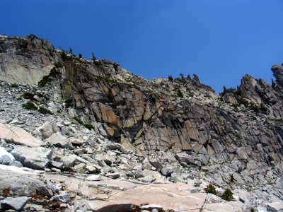 Twin Pine pass from Devil's canyon