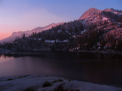 Smith Lake sunrise