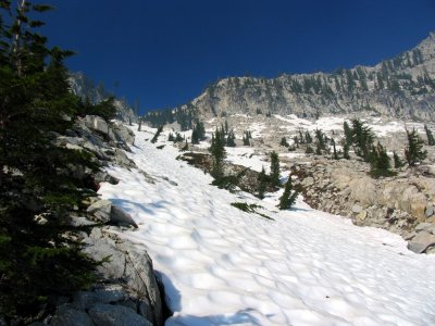 Pass above Forbidden Lake