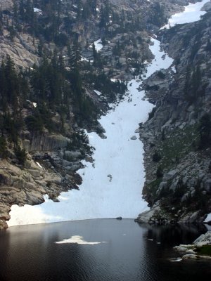 The last iceberg on Grizzly Lake