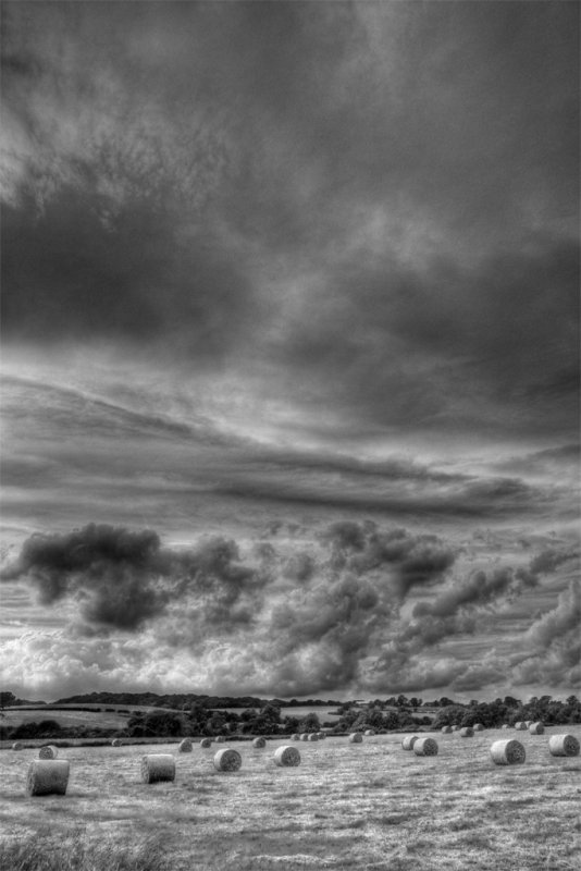 Clouds & Bales 1