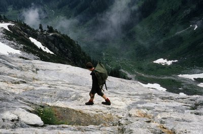 Lower West face - Mount Triumph - 1975