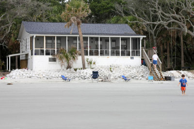 Our house on the beach