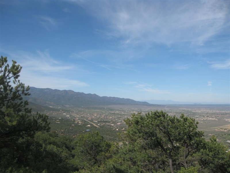 View on the city of Taos