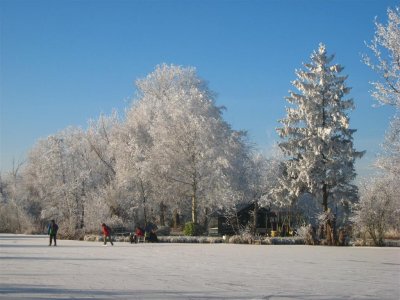 Schaatsen, Molenpolder, Maarsseveen, 22 december 2007