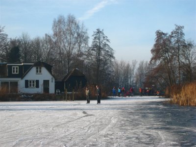 Schaatsen, Ankeveense Plassen, 23 december 2007