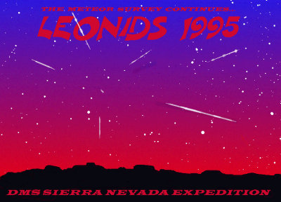 Leonids 1995 - logo - by Robert Haas