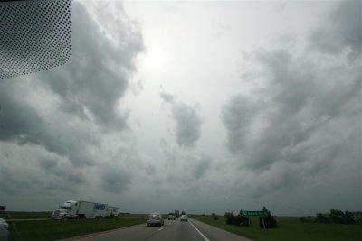 On Interstate 80, wide angle