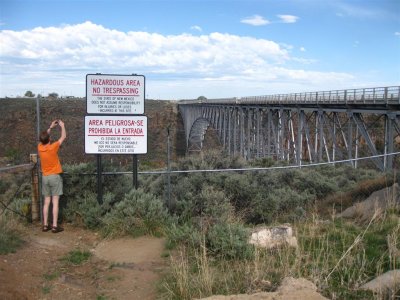 Rio Grande Bridge 10 miles outside Taos