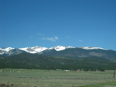 The Rocky Mountains on our west