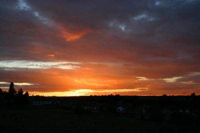 Sunset over Cleckheaton