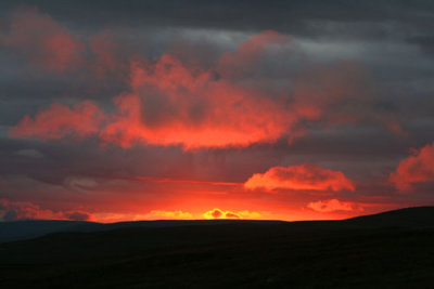 Sunset from Great Whernside