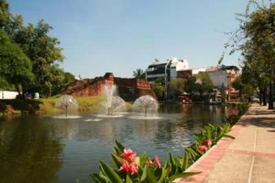 The city moat, Chiang Mai