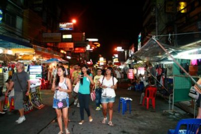 Khao San Road at night