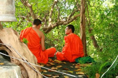 Monks at Golden Mount