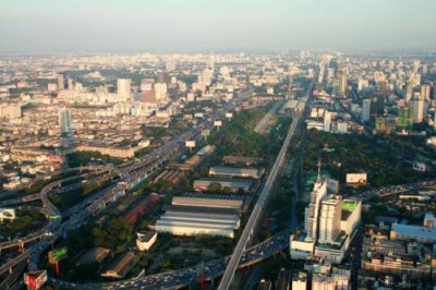 Baiyoke Tower, view east