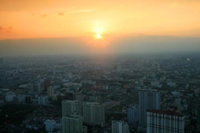 Sunset from Baiyoke Tower