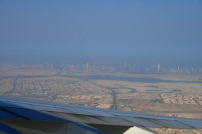 Taking off over Dubai