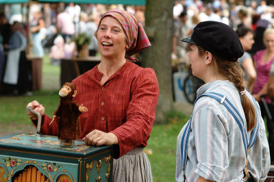 Autumn market, Skansen outdoor museum, Stockholm on September 24th, 2006