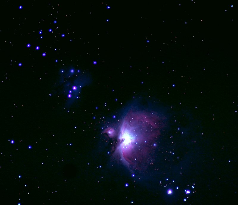 M42  and M43 Orion Visible