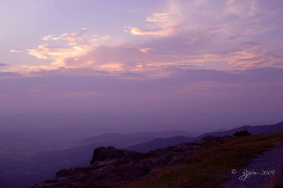 Sunset Shenandoah Mt, Va