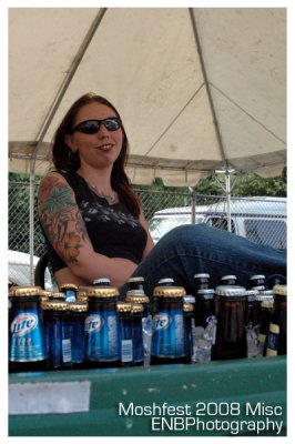 Beer chick chillin!