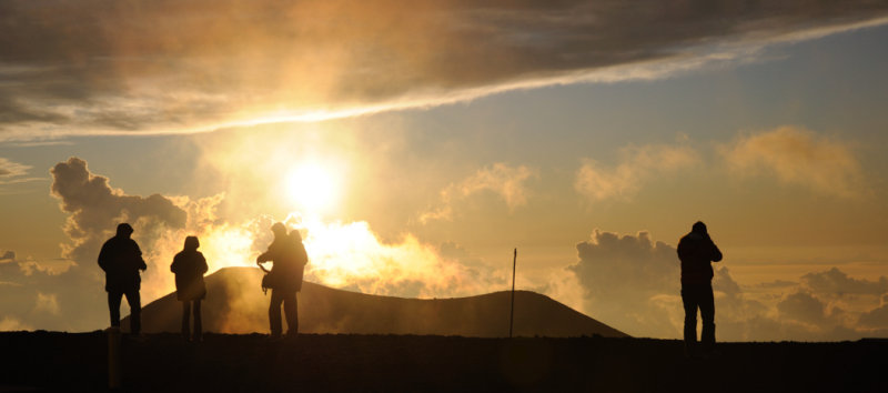 Summit sunset