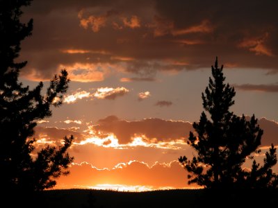 Yellowstone Sunset