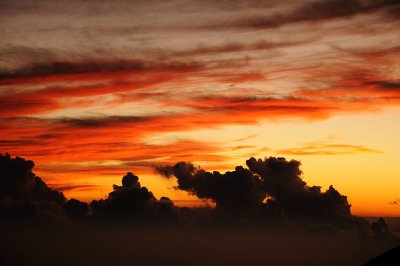 Sunset from Mauna Kea Observatory