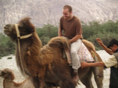 Obligatory Bactrian camel ride