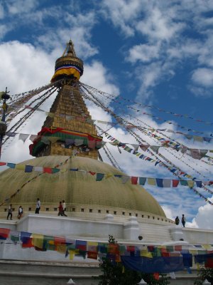 The Bodhanath stupa