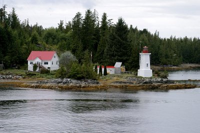 Lighthouse near Bella Bella, BC, Canada