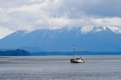 Narrows, Frederick Sound, Cliffs
