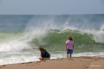 Wind and waves at North Beach