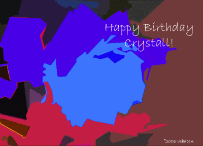 A Birthday Card for Crystall