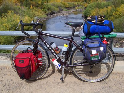 117  Mark - Touring Wyoming - Cannondale T700 touring bike