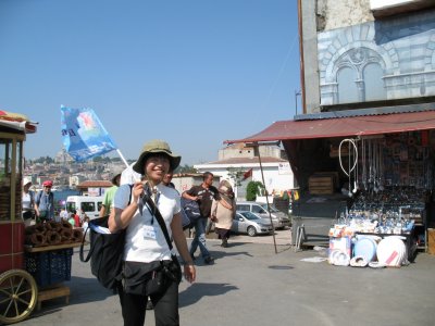 Istanbul - Chinese (?) tourist guide
