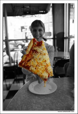 Jaime loves that Roscos Pizza